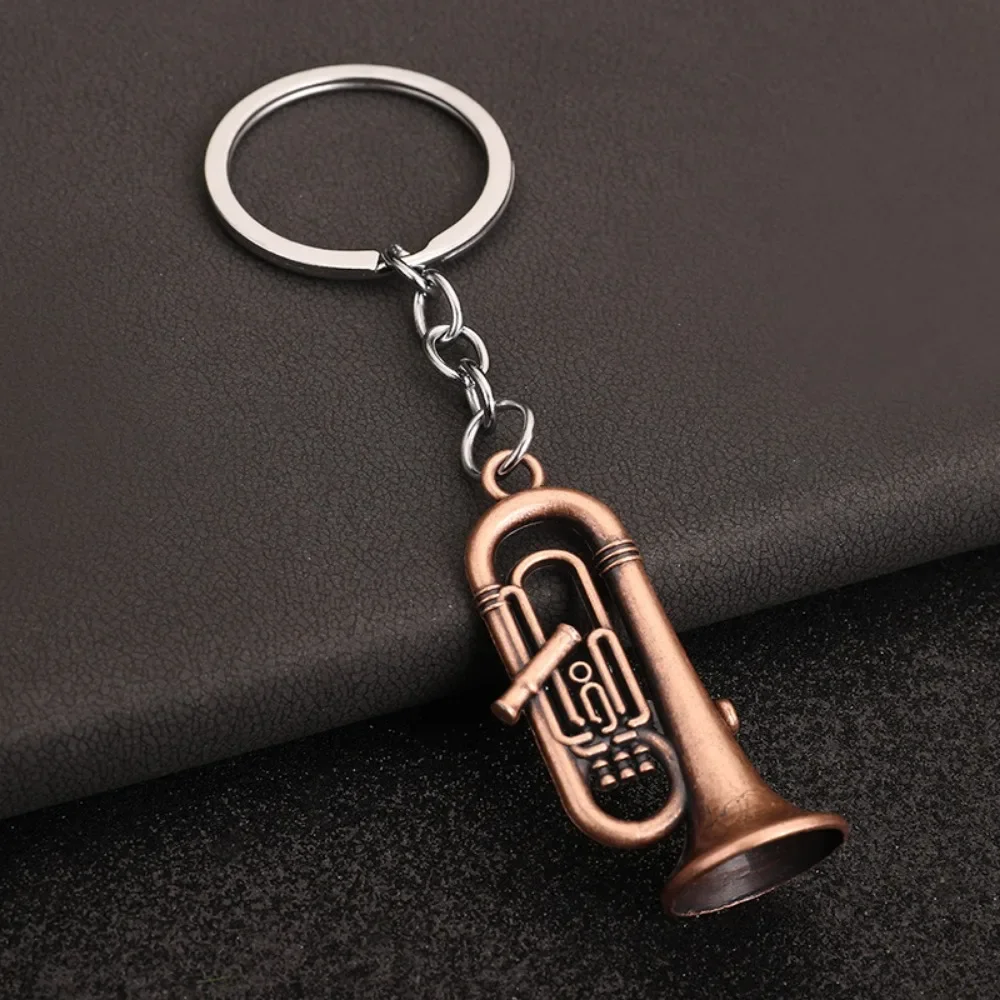 Creative Music Enthusiast Mini Metal Cute Keychain Saxophone