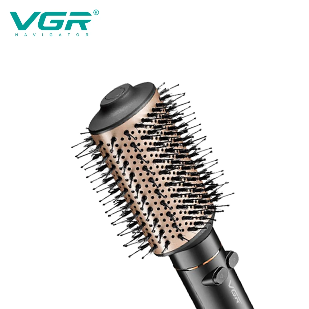 VGR Heating Comb Straightener Hair Comb Hair Straightener Dryer and Straightening Brush Electric Brush One Step Salon V-494