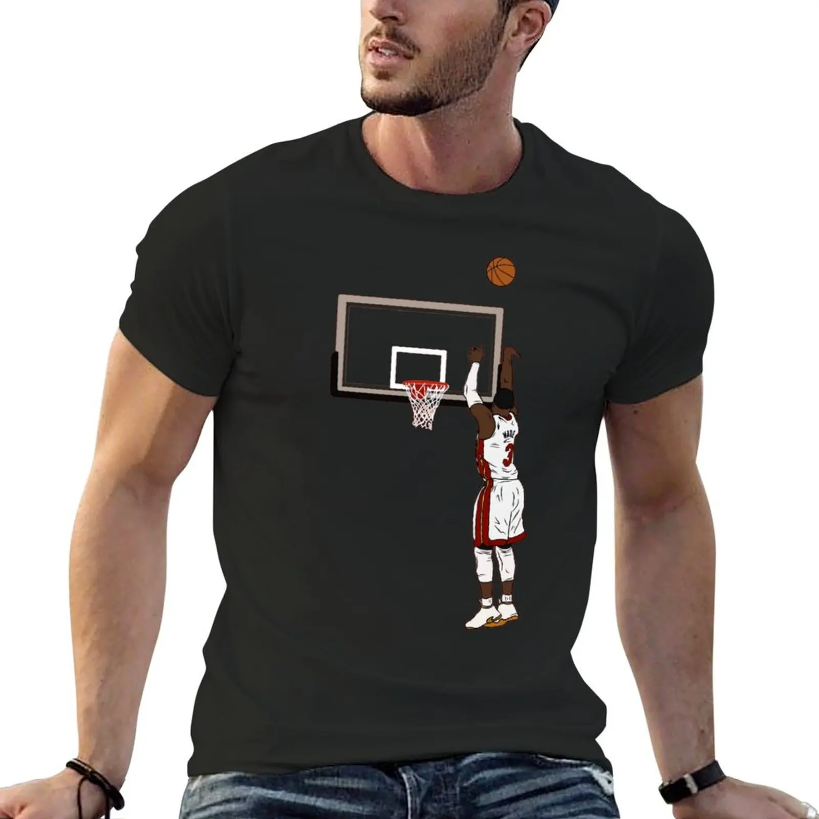 Fresh Dwyaneer E Wade D-Wade Wow 2023 Basket Stars (25) T-Shirt Move T-Shirt Top Quality Sarcastic Home Taglia Usa