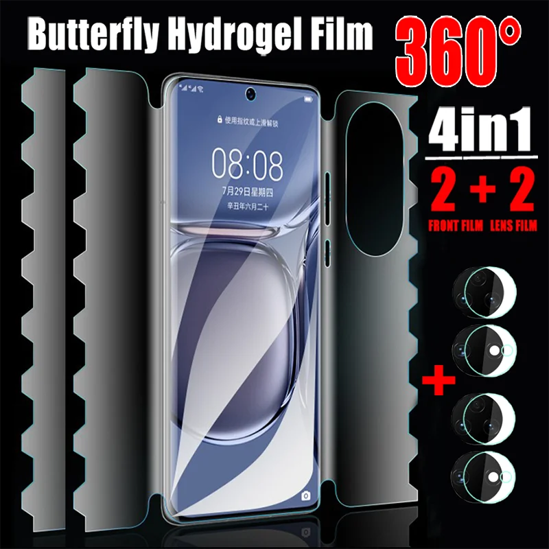 10-Pack Matte Hydrogel Screen Protector For Huawei Mate/P Series - Anti-Glare, 9H Hardness