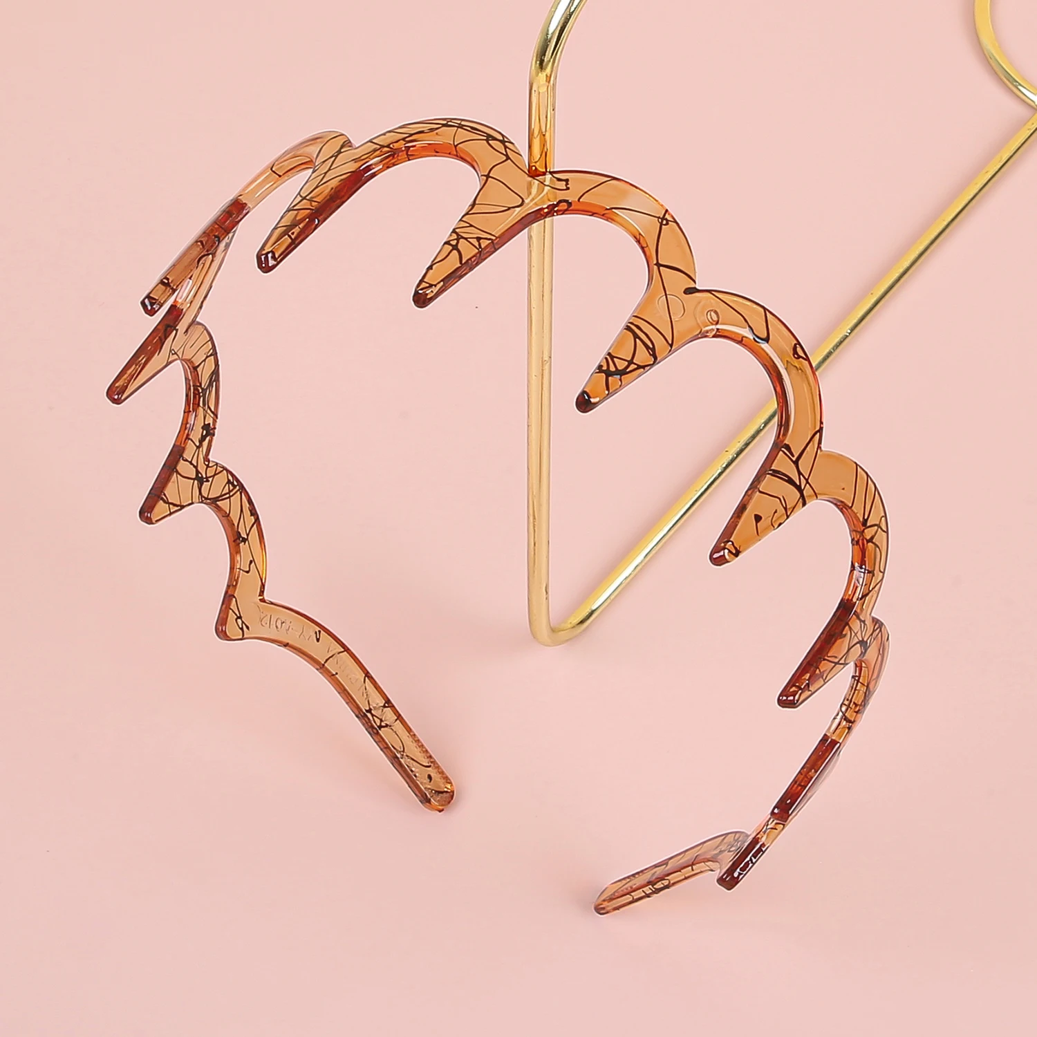 1/2 stücke Mode große Zähne Haar bänder Mädchen Stirnband Kunststoff Haar reifen für Frauen und Mädchen Haarschmuck Kopf bedeckung – Detail 6