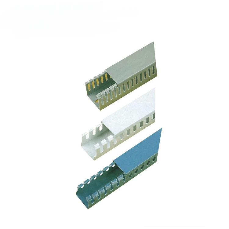 Hot PVC Material Wiring Duct Trunking Slotted Cable Tray