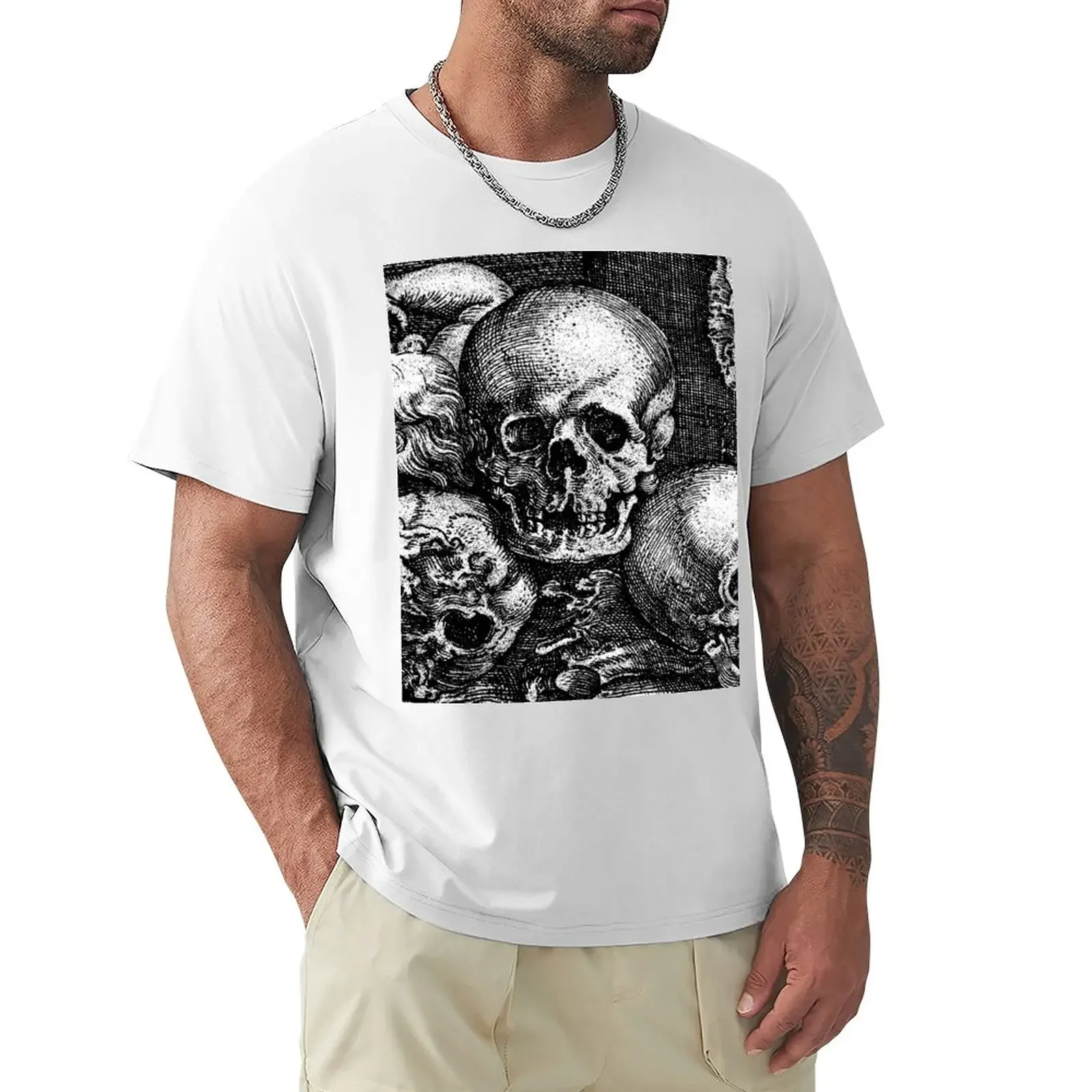 

Child with Three Skulls - Barthel Beham T-Shirt animal prinfor boys cute tops korean fashion mens big and tall t shirts