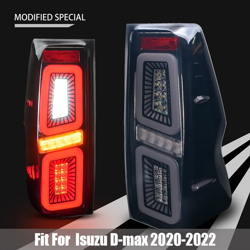 

Rear Led Lights Tail Lamps Suitable for Isuzu D-max Taillamps Light Turn Signal Brake Lights 2020 2021 2022
