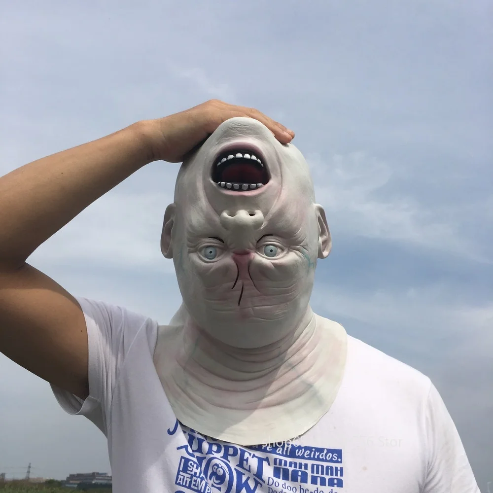 

Halloween Horror Monster Mask Adult Down Full Head Mask Cosplay Costume Scary Party Latex Head Mask Christmas Party Prop Gift