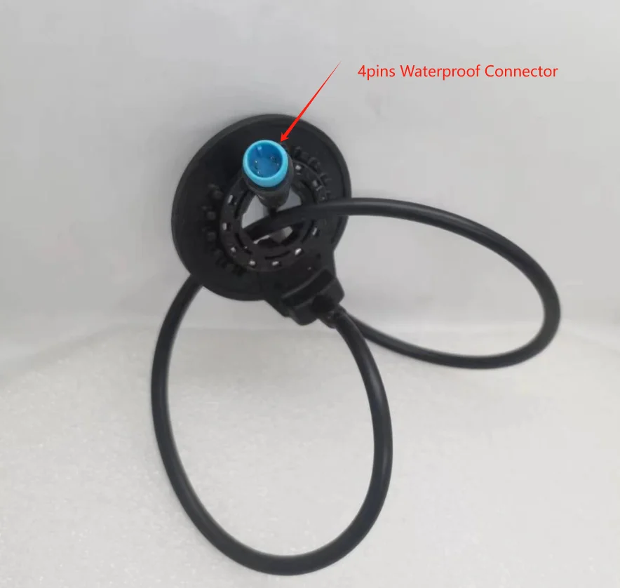 Pedal Assist Sensor Electric Bicycle Double Hall 12 Magnet Left Side 4Pins Waterproof Connector PAS System Modified Parts electric bike conversion kit bicycle booster
