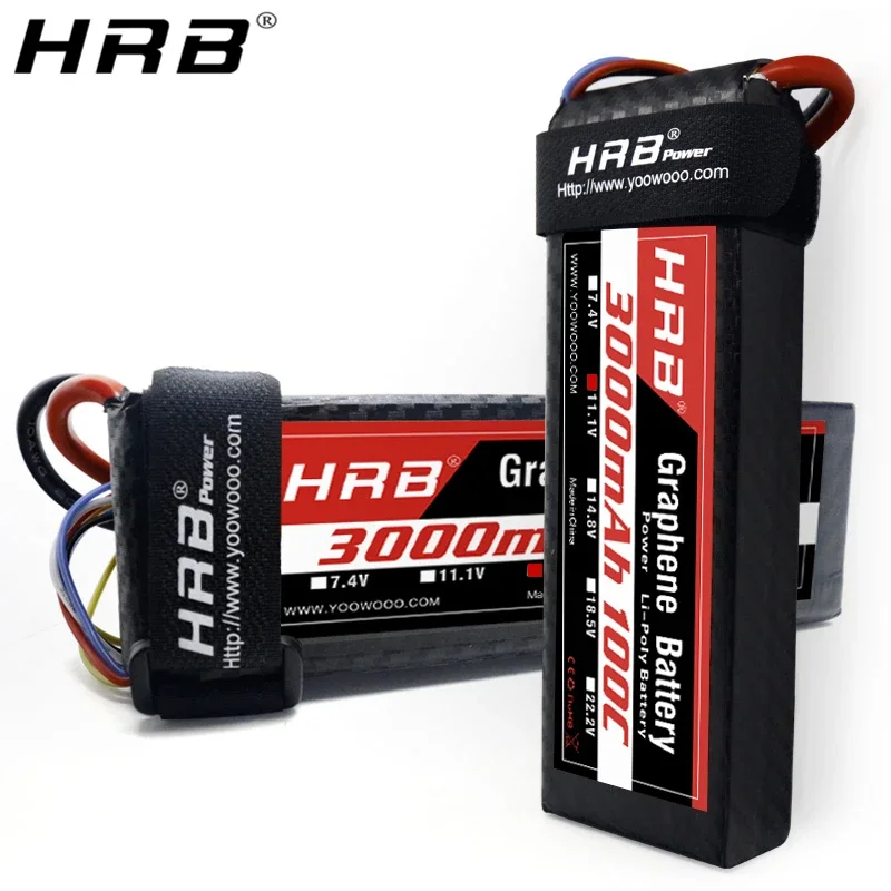 Batterie LiPo 2S-6S 7.4V-22.2V RC XT60/XT90/Deans/EC5 pour Drone Voiture