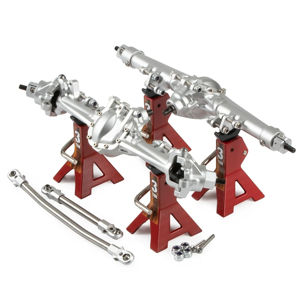 1/10 RC Crawler Integrated Axle Aluminum Front Rear Axle with Optional