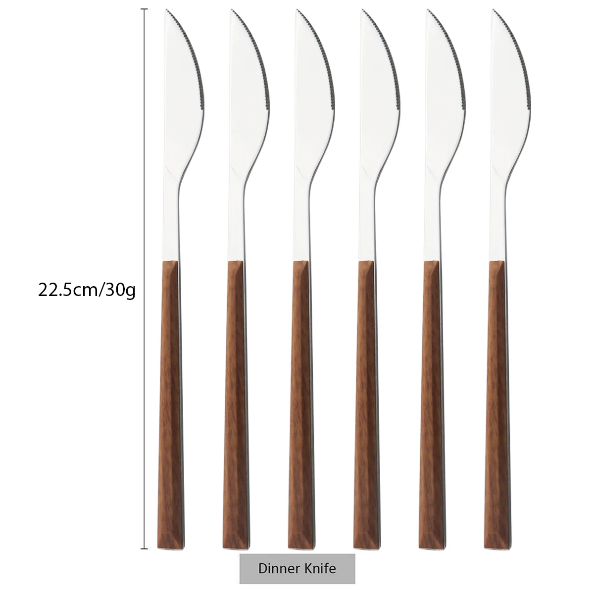6pcs dinner knife