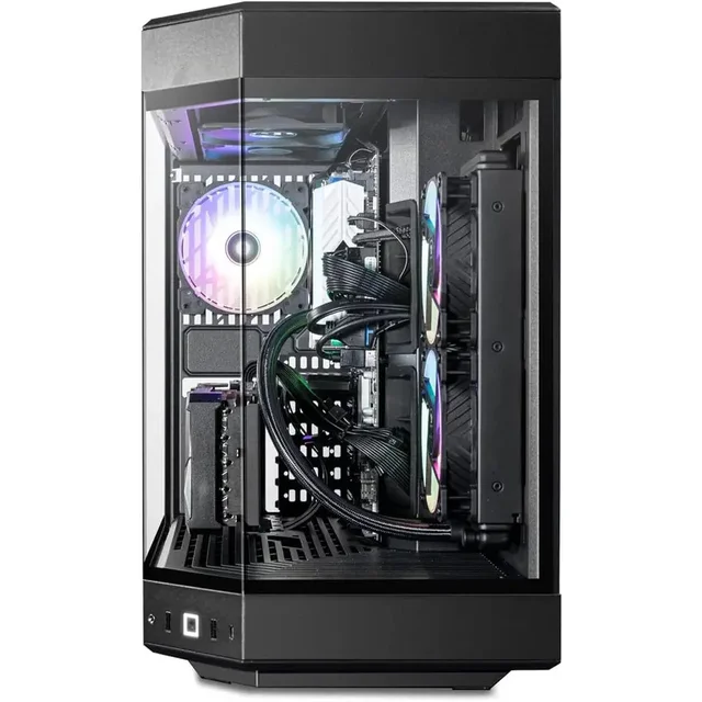 Игровой ПК iBuyPower Pro Y60, настольный компьютер Y60BI9N4701 (Intel i9-13900KF, 3,0 ГГц, Nvidia GeForce RTX 4070, 12 ГБ, 32 ГБ, 5200 МГц 4