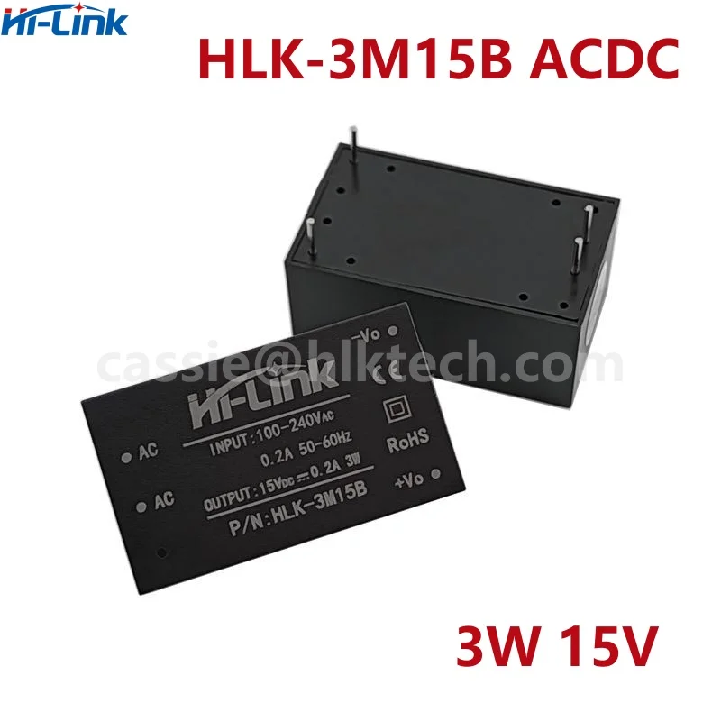 Power Adapter Power Supply Switching Power Supply HiLink HLK-3M03B 3M05B 3M09B 3M12B 3M15B 3M24B 3W 5V ACDC Converter Module 220V To 3.3V/9V/12V/15V Switching Power Supply Module