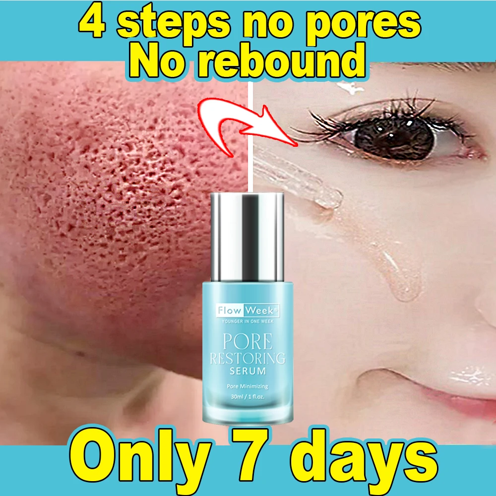 

FlowWeek Pore Shrinking Serum Face Removing Large Pores Tightening Repairing Large Pores Facial Pore Minimizing Anti-acne Cream