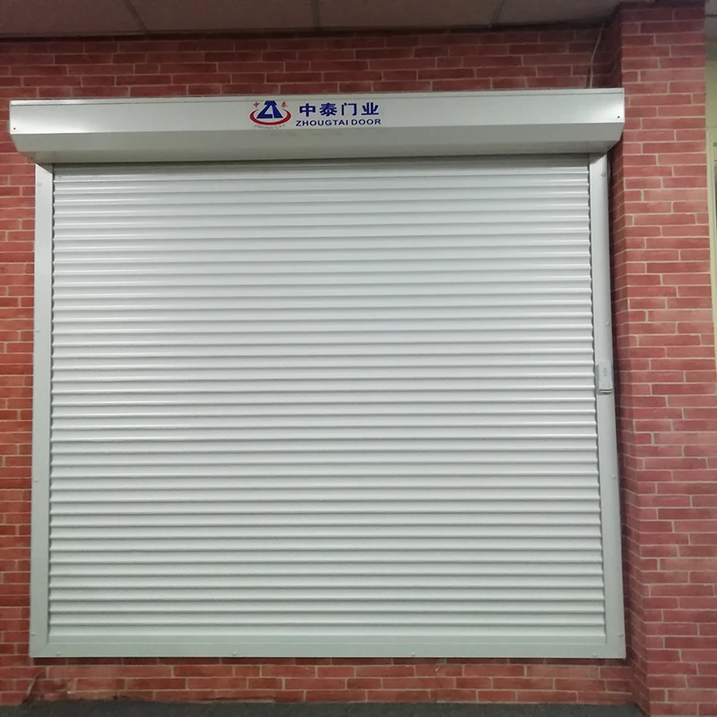 

PU thermal Insulated 39mm Double Layer Slat White Aluminum Roller Shutter Window Ready to Ship