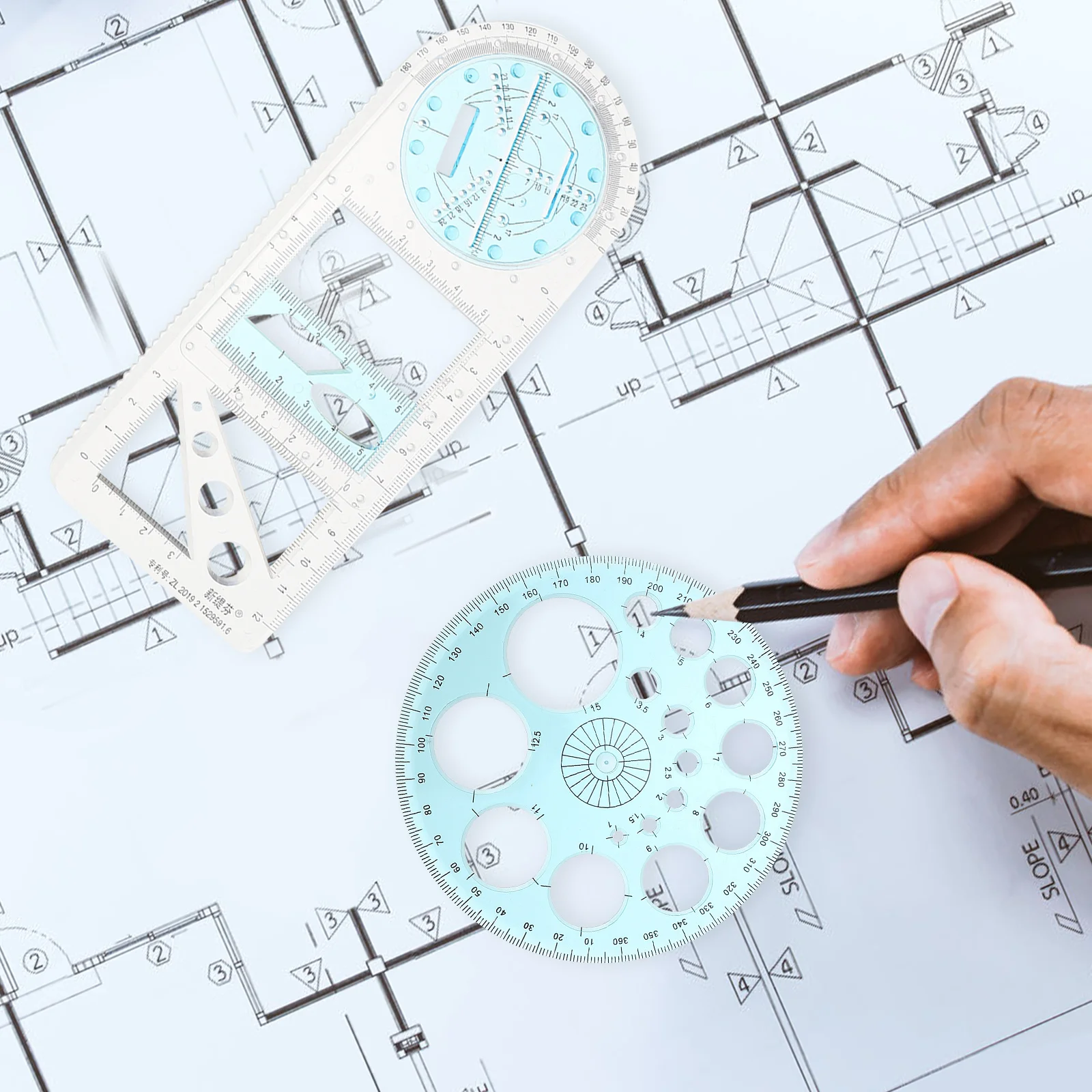 Рисунок 4 - Шаблоны с линейкой для рисования