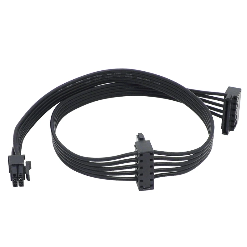 HighQualityMini6Pin6PintoDualSATASSDPowerCablewithOptical
