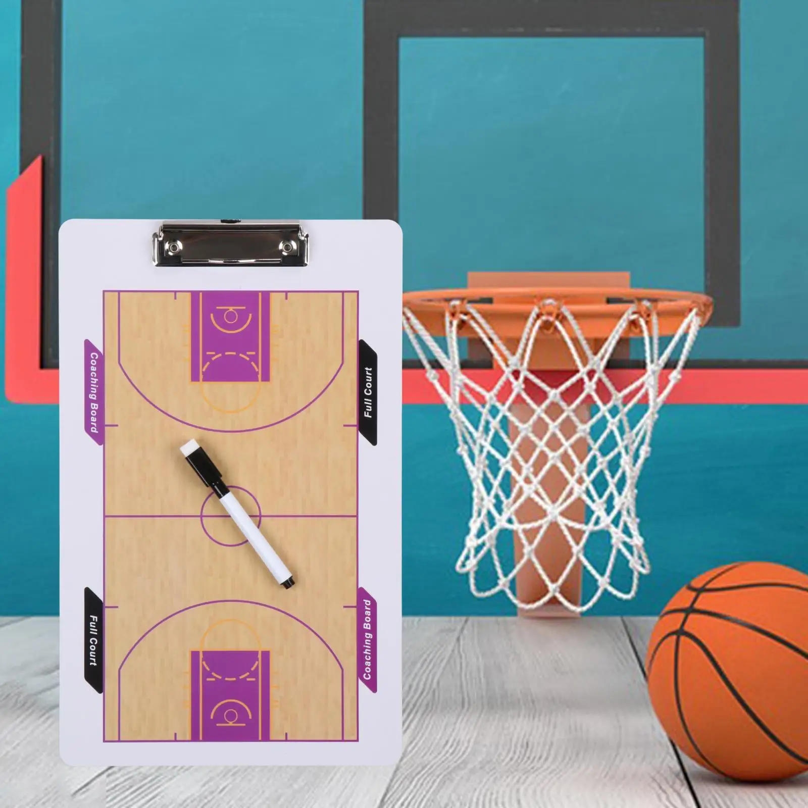 Basketball Coaching Boards Futsal Referees Gear Strategy Tactic Clipboard
