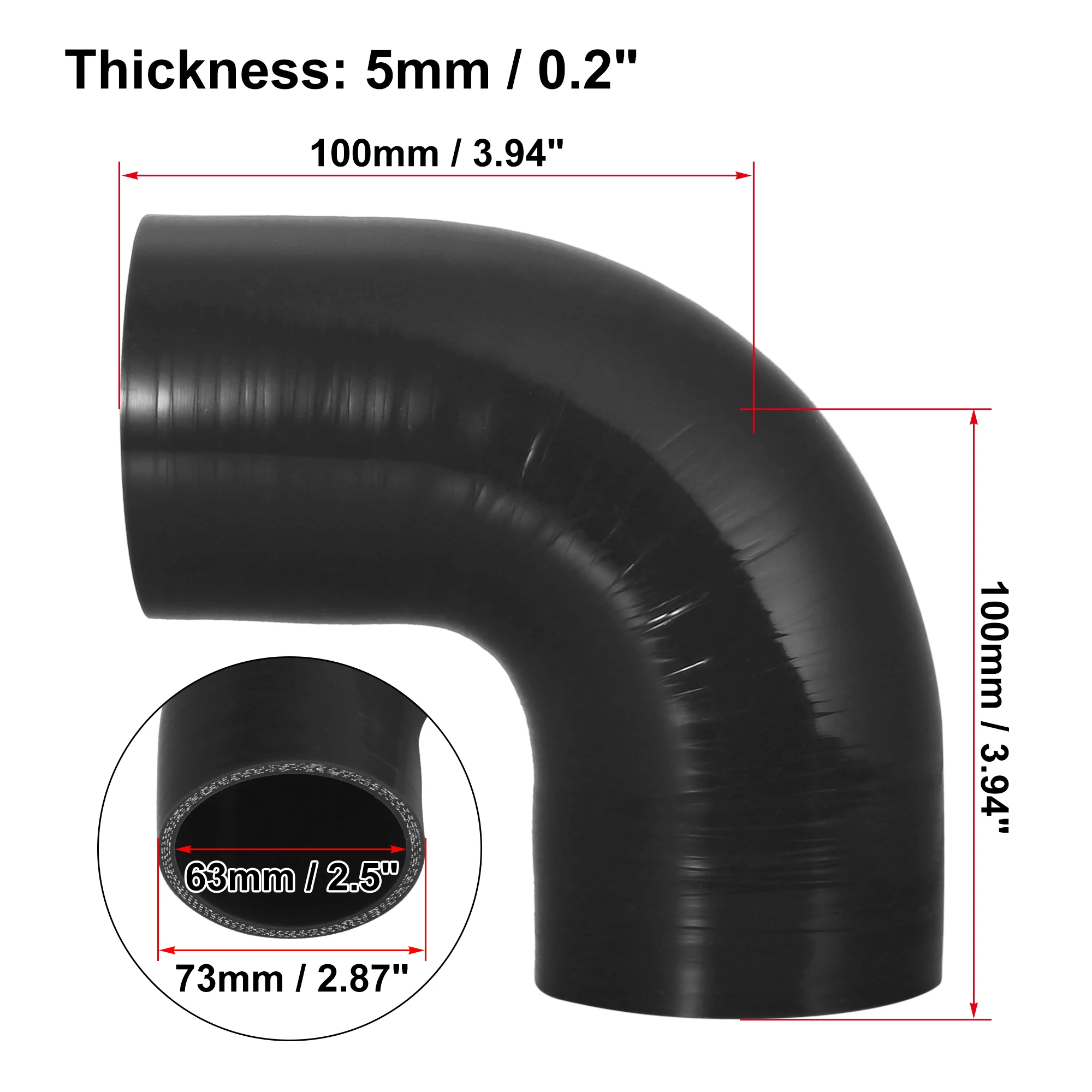 63mm ID Black