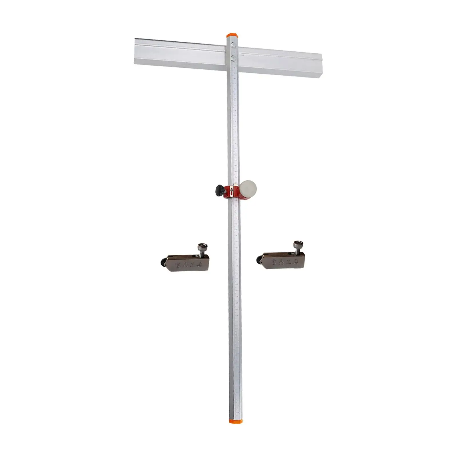 T Type Glass Push Roller Tool 63cm Length Aluminum Alloy with Blades Manual Tile Cutter for Floor Tiles