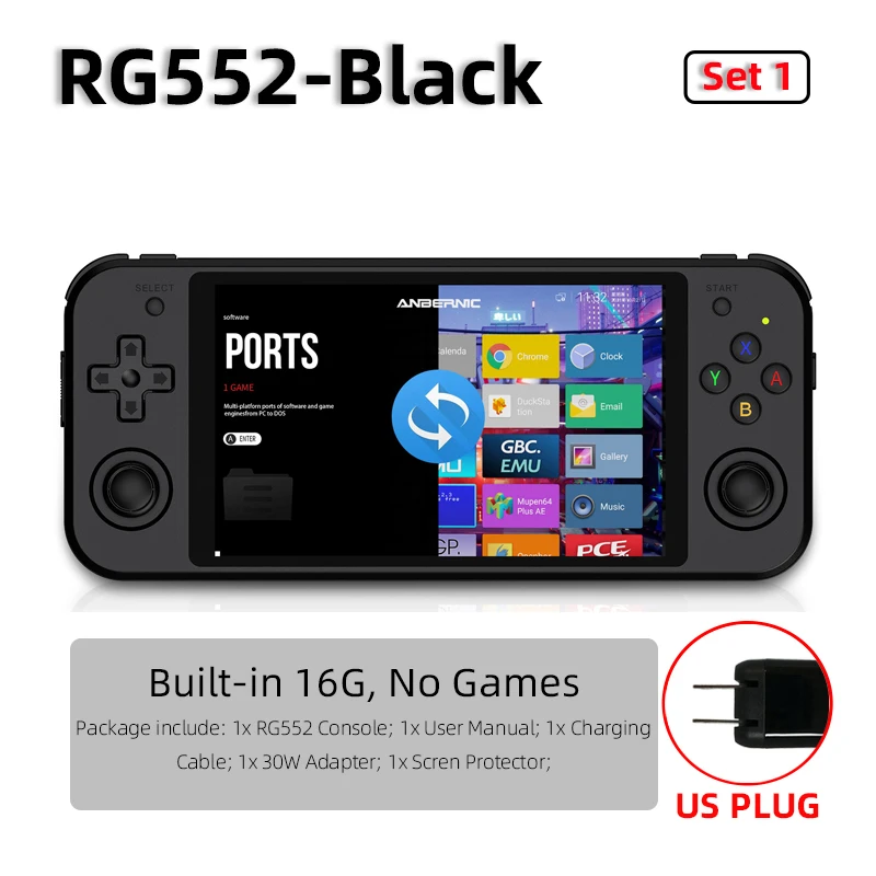 携帯用ゲーム機本体 ANBERNIC RG552 レビュー】評判があまり良くない『ANBERNIC RG552』実際どうなの