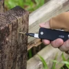 ROXON S503G Flex Companion Tool Modular Design and Customizable Pocket Tool, Preinstalled with 8 Essential Tools (1/4" Bit Drive 5
