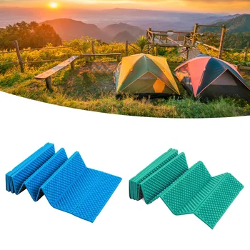 Double Egg Crate Sleeping Pad Foldable Thickened Foam Sleep Mat for Outdoor Camping 186x57CM Sleeping Pad Egg Crate Sleeping Pad 3