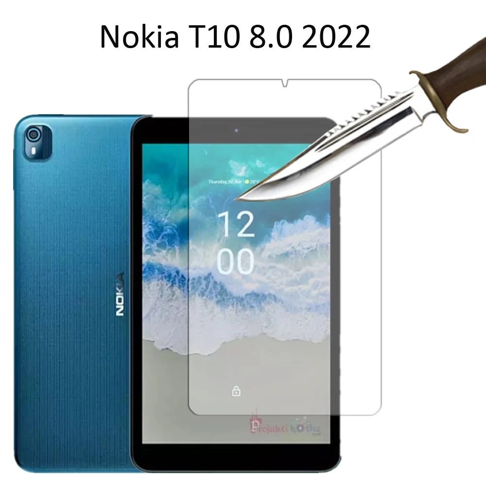 

for Nokia T10 8.0 8'' Tempered glass screen protector for Nokia tablet Protective film 9H hardness