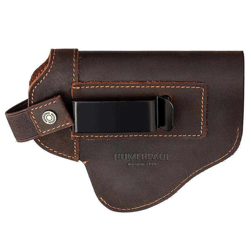 Tactical PU Leather Holster for Concealed Carry Airsoft IWB Gun Holsters for Glock 17 19 43/ Sig P365/ PX4 M9 9mm for Hunting 5