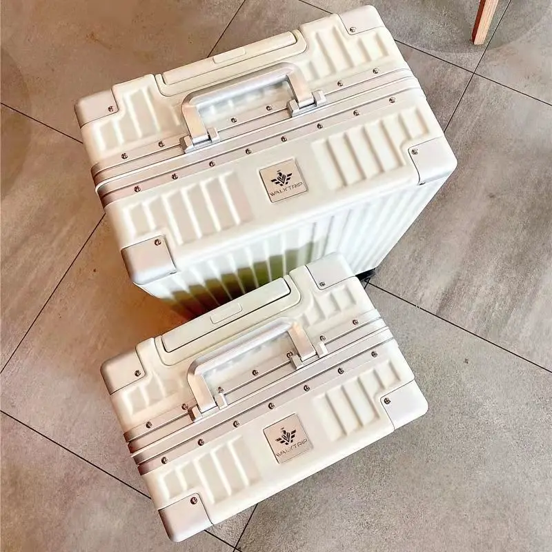 With cupholder Rolling Luggage Travel Cabin Suitcase 28Inch Aluminium Frame Female Men Durable Password Boarding Travel Products