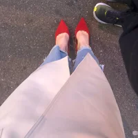 Women 9cm High Heels Yellow Burgundy Pumps Plus Size Stripper Suede Escarpins Lady Wedding Bridal Scarpins Green Blue Prom Shoes - Image 5