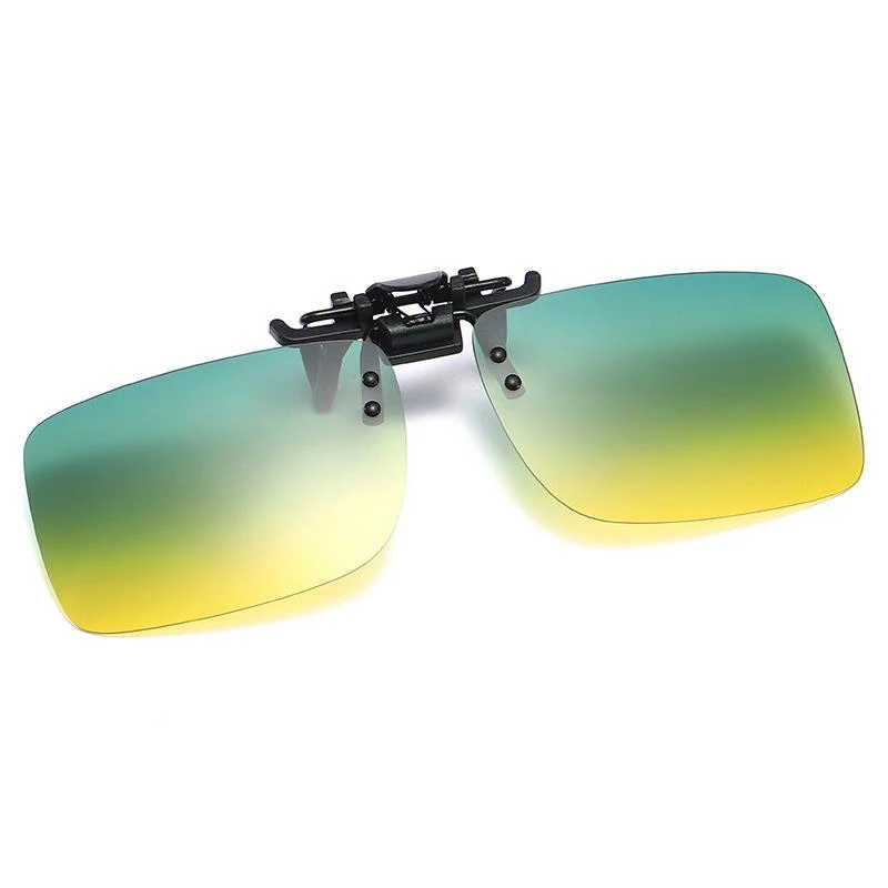 UV400 Day and Night Vision Polarized Sunglasses Clip-on Anti-Glare Driving Glasses Flip-Up Sunglasses Lens polarized sunglasses night vision sunglasses driving glasses anti glare sunglasses