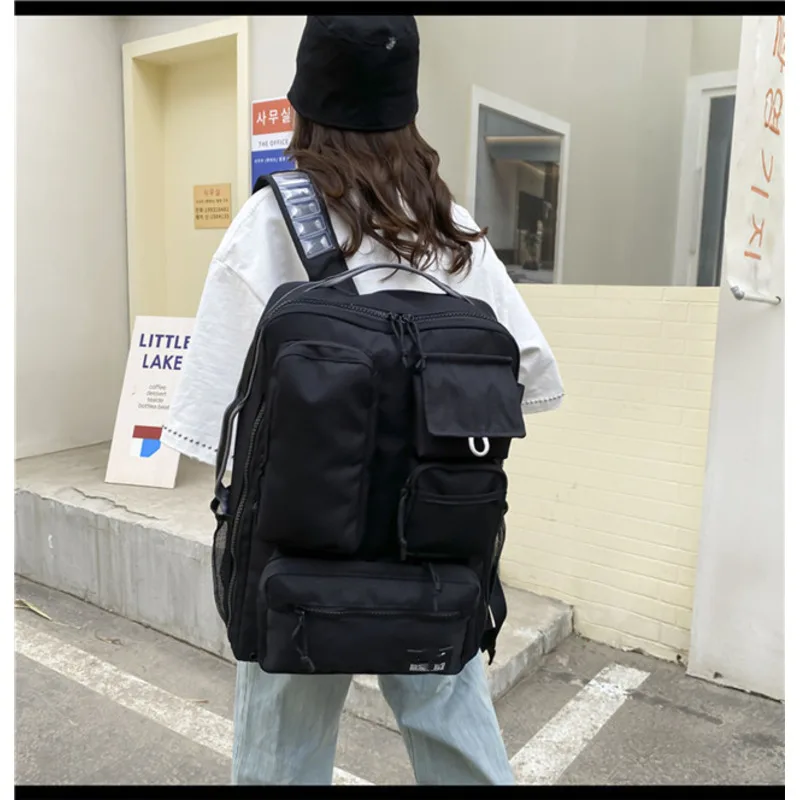 High-capacity Men, Versatile Sports Student Backpack, Outdoor for School Bags for Teenagers Girls Male Holographic Backpack