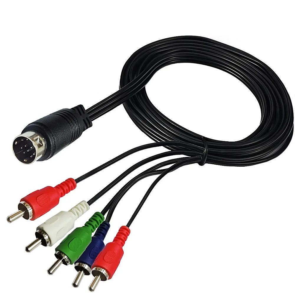 ̴ DIN 10  -5rca    DIN ̺, tv ÷   ű ͸   1.8M ̻