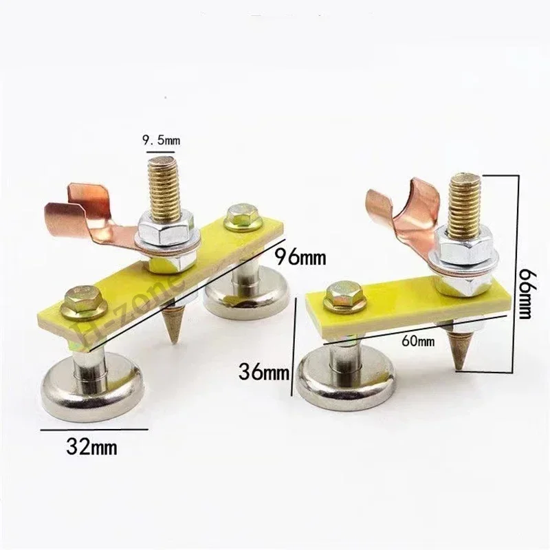 Hot Welding Magnetic Ground Clamp Strong Magnetic Support Head for Electric Welding Tools, Industrial Repair, Automotive