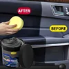 Plastic & Rubber Repair Wax - Nano-Enhanced Black Restoration Paste for Car Tires, Interior Polishing & Long-Lasting Shine, 2