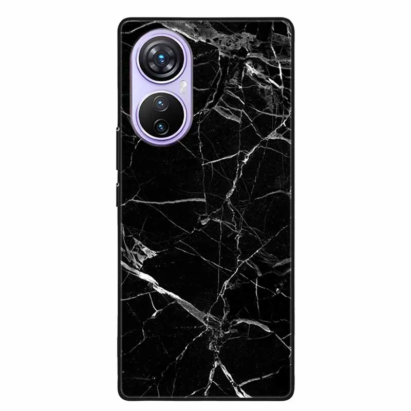 Lovely Marble Print Silicone TPU Phone Case - Soft Back Cover