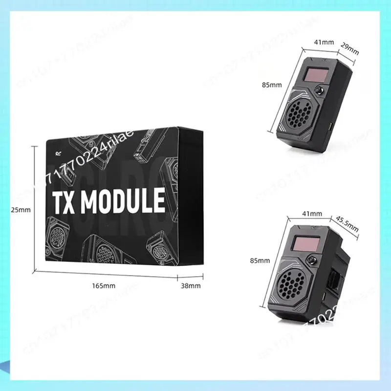 HGLRC TONE TX 레인저 ELRS 868/915Mhz 2W RC 레인저 2S-6S JR 5PIN NANO 8 핀 FPV TX 용 A17Z