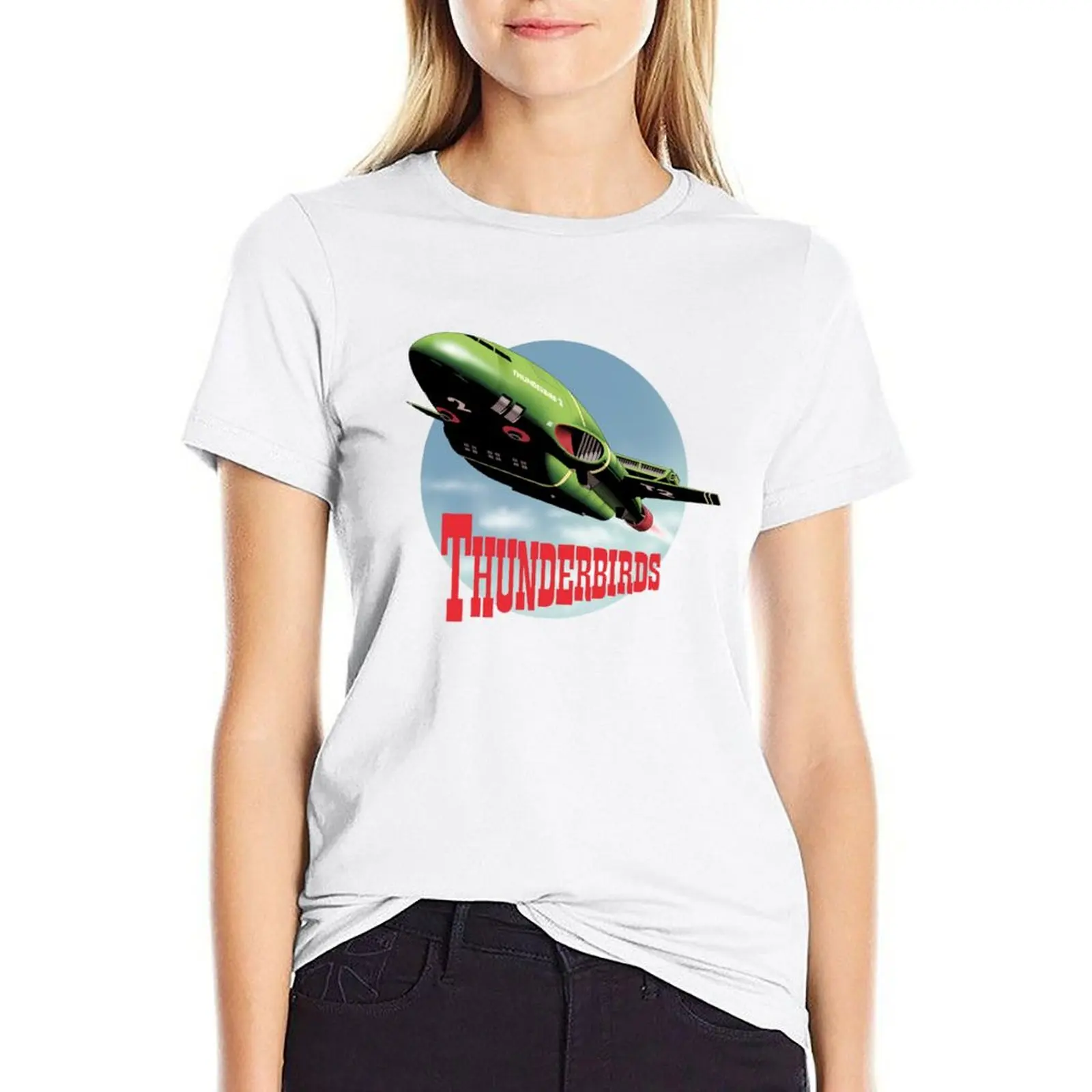 

Thunderbird 2 from 'Thunderbirds' T-Shirt Women's clothing oversized t shirts for Women