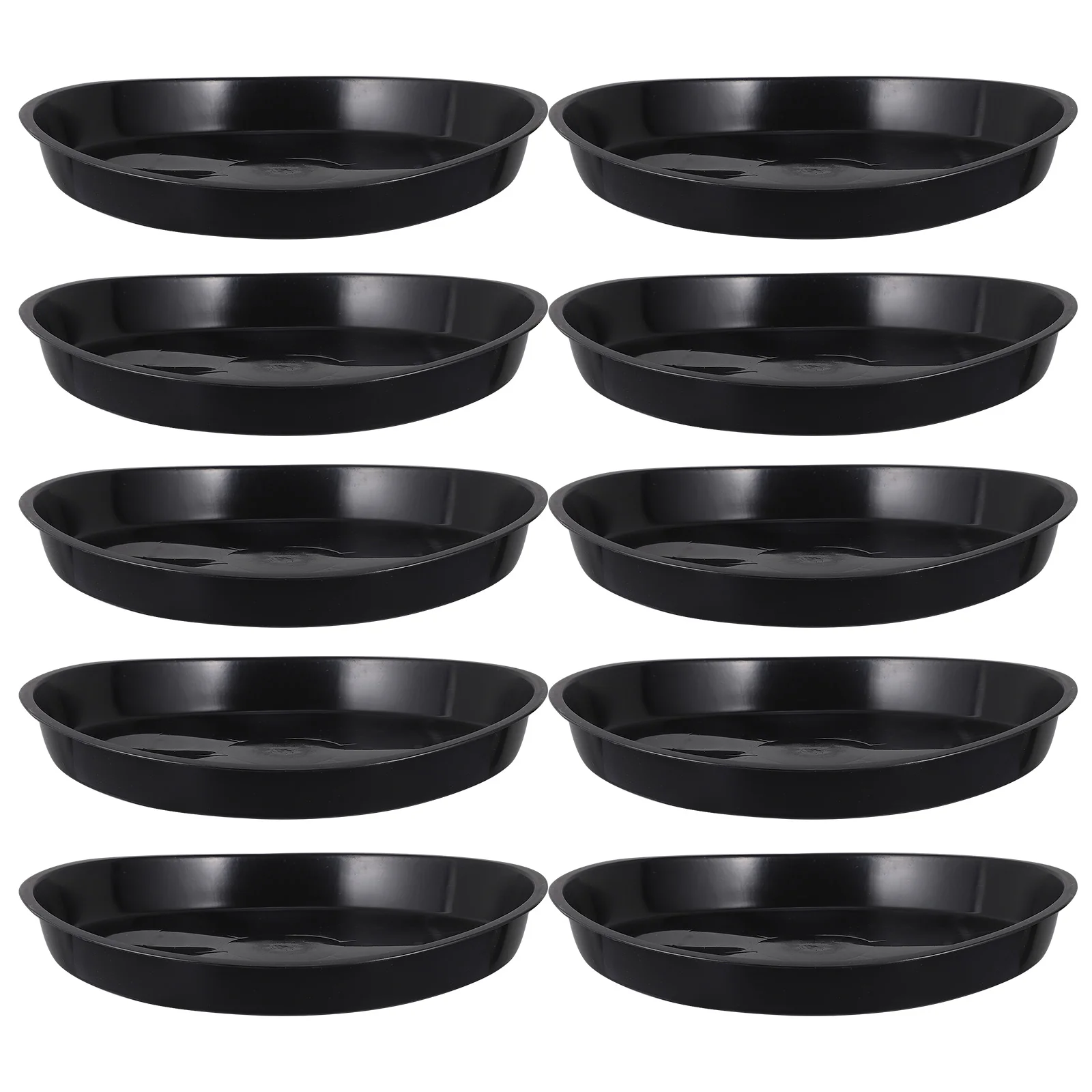 

10 Pcs Flower Pot Holder Indoor Plant Pots Flowerpot Bottom Tray Pallet Base Plastic Bonsai Trays Raw Material