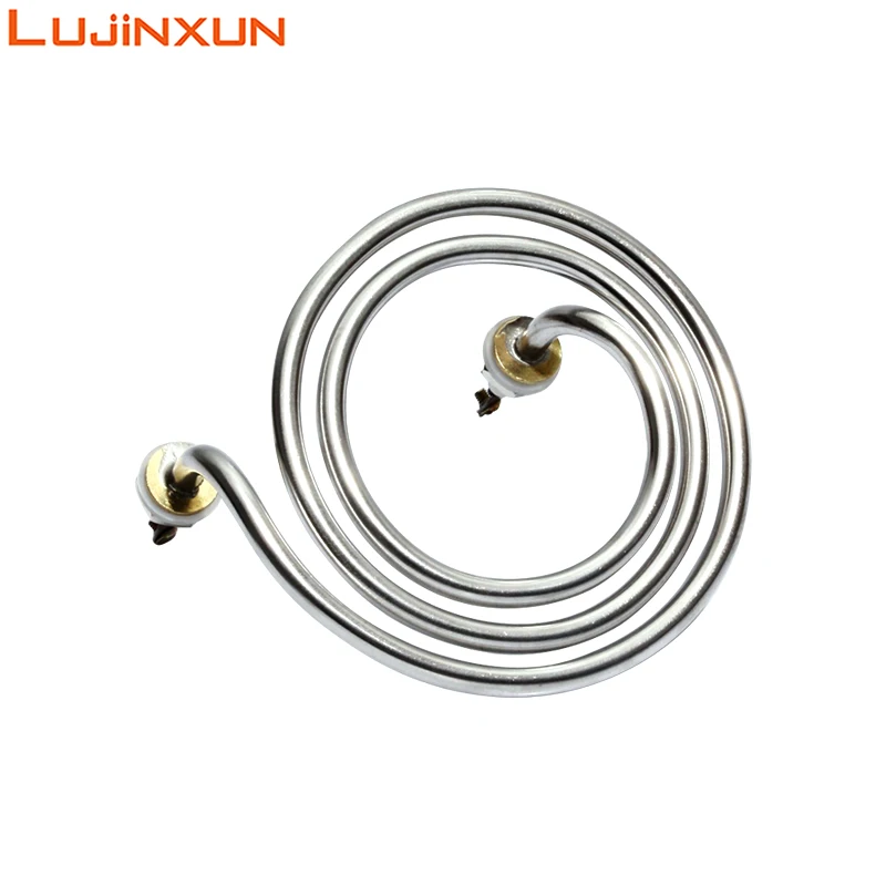 Lujinxun Coil Heating Element Circle Water Heater Pipe AC220V/380V 3KW  201/304Stainless Steel Electric Parts for Water Bucket