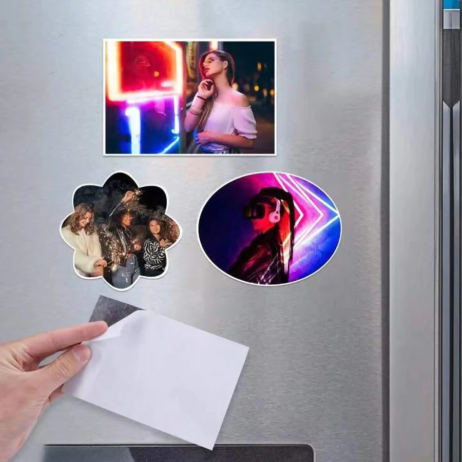 10pcs Printable Magnetic Sheets Flexible Magnet Sheets NonAdhesive for Photo and Picture Magnets Paper for Cars, DIY and Crafts