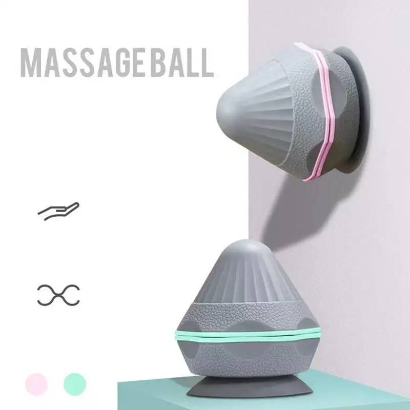 suction cup Massage Ball Roller Ball Handheld Massager Multi-Purpose High Elasticity Manual Massage for Waist Neck Legs