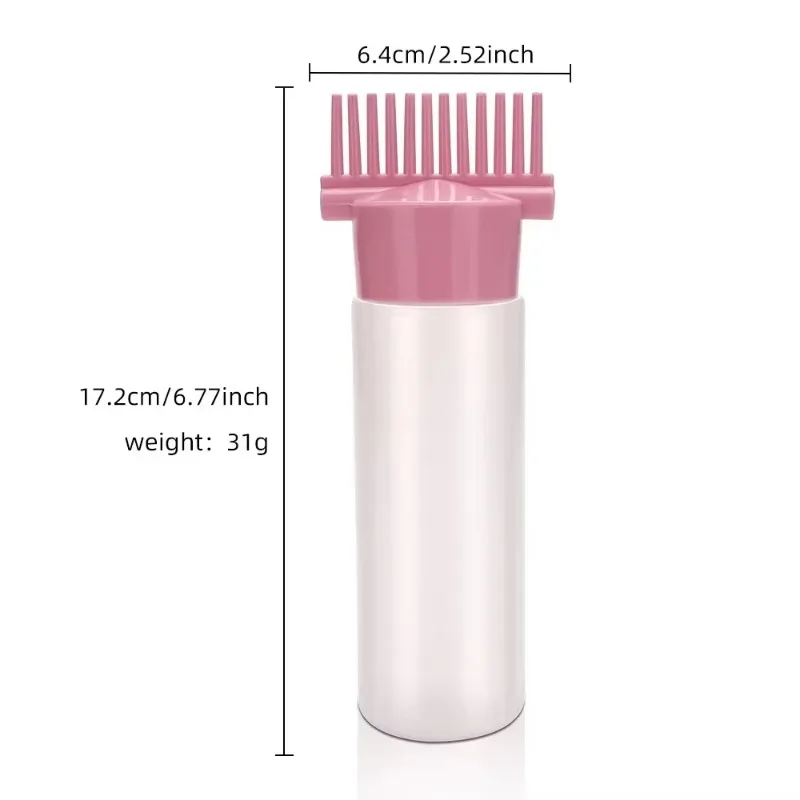 180ml Hair Dye Applicator Bottles Plastic Shampoo Bottle Hair Coloring Smudge Barbershop Hairdresser Coloring Supplies hair dye applicator bottle