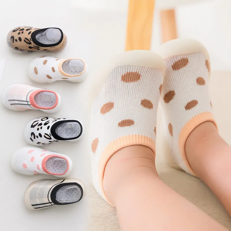 Kids Baby Socks For Toddlers Boy Girl Newborns Antislip Crib Shoes