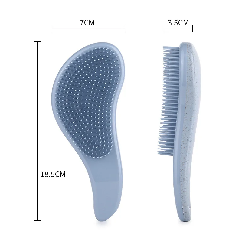 Cross-border hot-selling wheat straw comb set 2-piece hair styling comb shampoo comb massage silicone shampoo brush 16 Cross-border hot-selling wheat straw comb set 2-piece hair styling comb shampoo comb massage silicone shampoo brush - Image 4