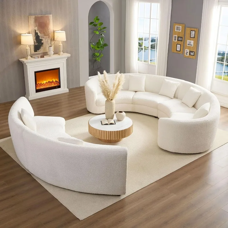 Oversize Curved Modular Sofa 3