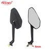 8mm Rearview Mirror Reverse  with Base Fixing Bracket for Citycoco Electric Scooter Motorcycle Accessories Parts 4