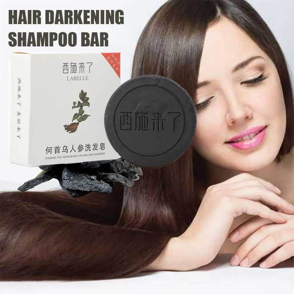 

Polygonum Hair Darkening Shampoo Bar Hair Cleaning Solid Soap Hair Roots Shampoo Shampoo Hair Strengthen Strengthen Nourish D3M9