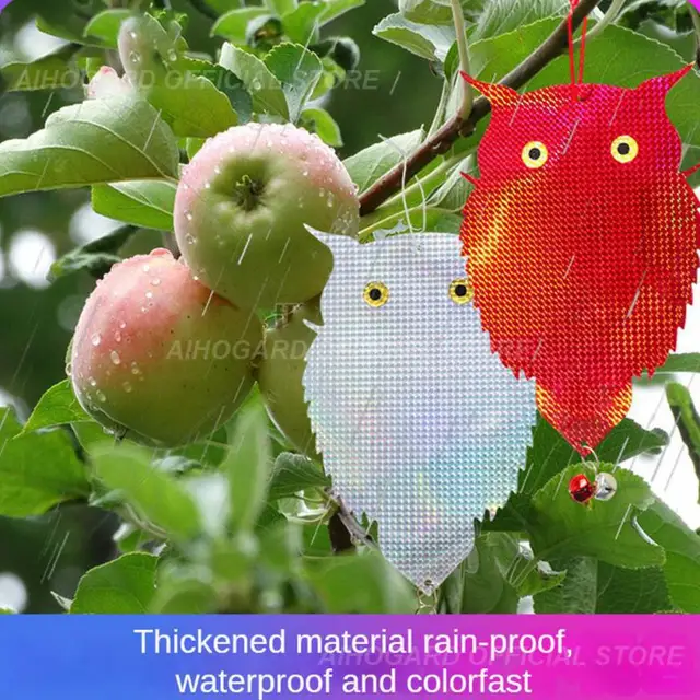 Madártaszító Ijesztő Madár Kétoldalas Lézer Tükröződés Erkély Madárcsökkentő Bagoly Új Alak - Image 5