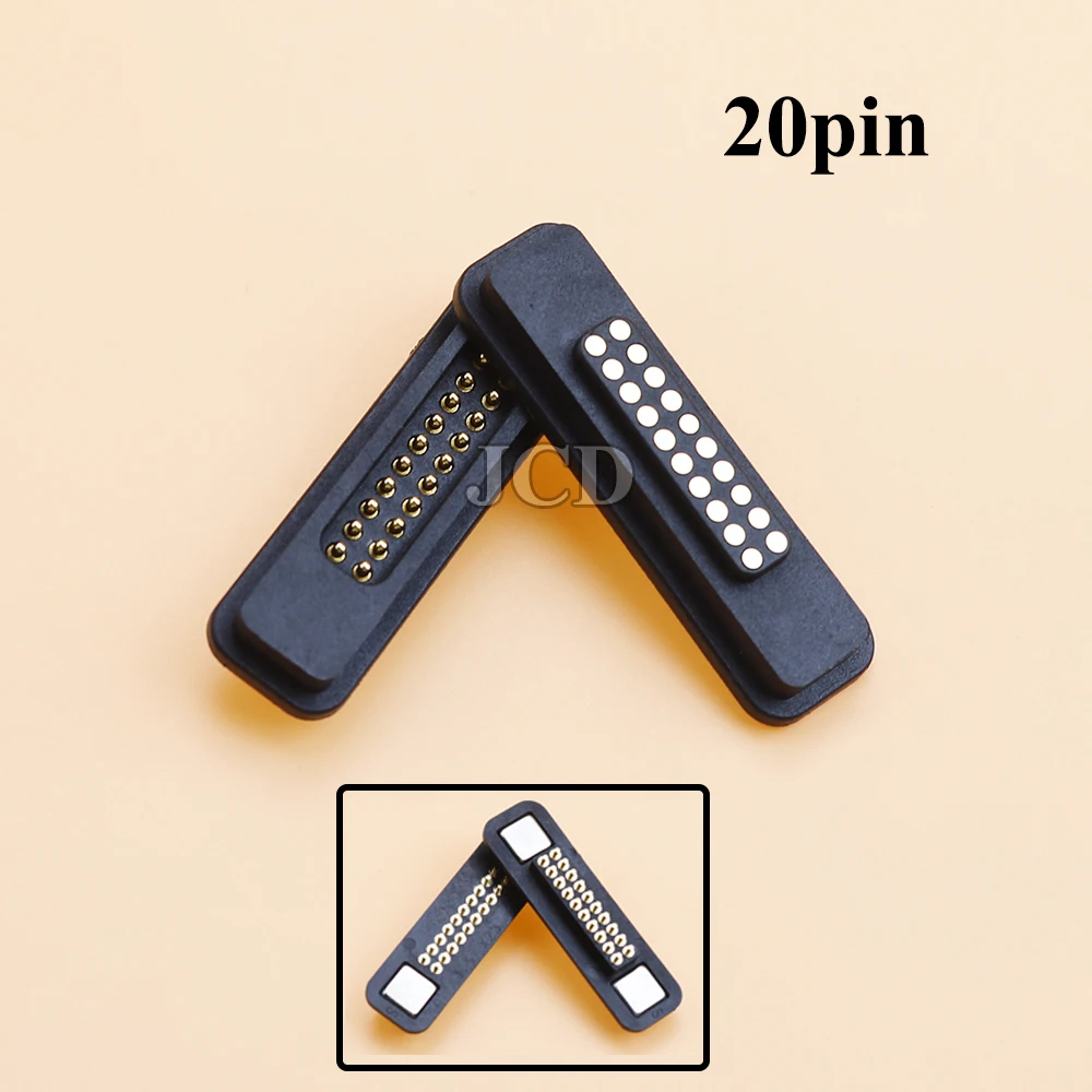 Waterproof Magnetic Pogo Pin Connector - 2A Male Female Spring Loaded DC Power Socket