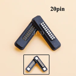 Waterproof Magnetic Pogo Pin Connector - 2A Male Female Spring Loaded DC Power Socket (20pin)